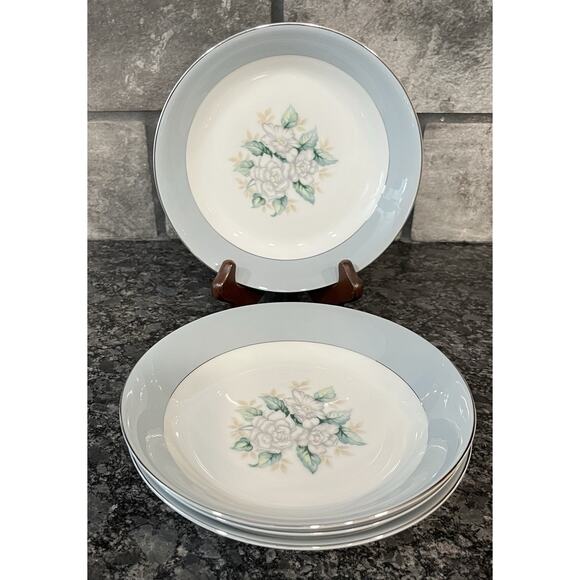 4 Vintage 7 5/8” Sheraton Soup Cereal Bowls Harmony House Fine China Sears #3250 - Picture 1 of 4